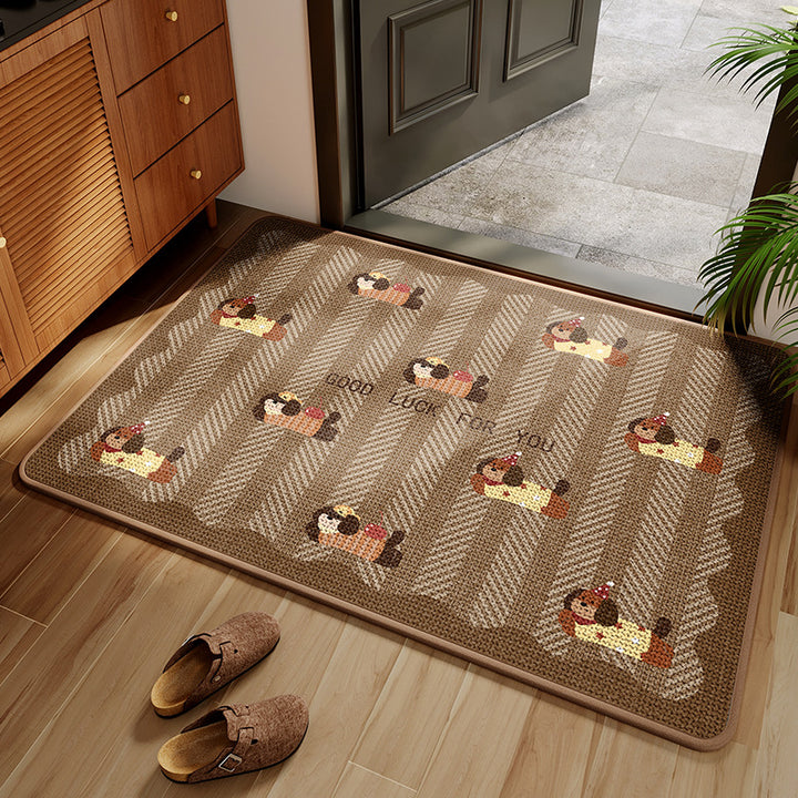 Funny Cartoon Dog Door Mat Kalsten