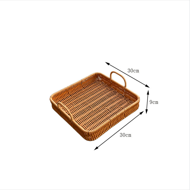Handmade Woven Serving Tray Kalsten