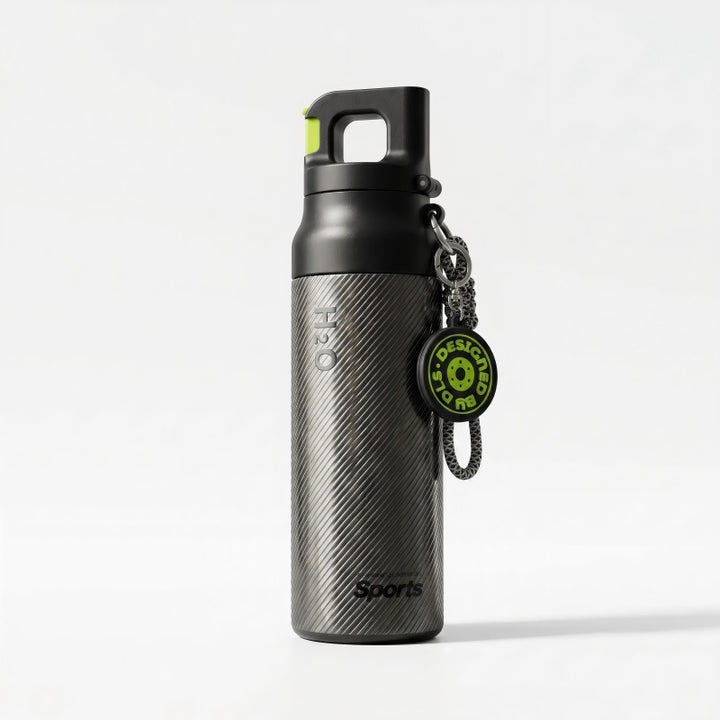 Ladies sporty water bottle with innovative closure Kalsten