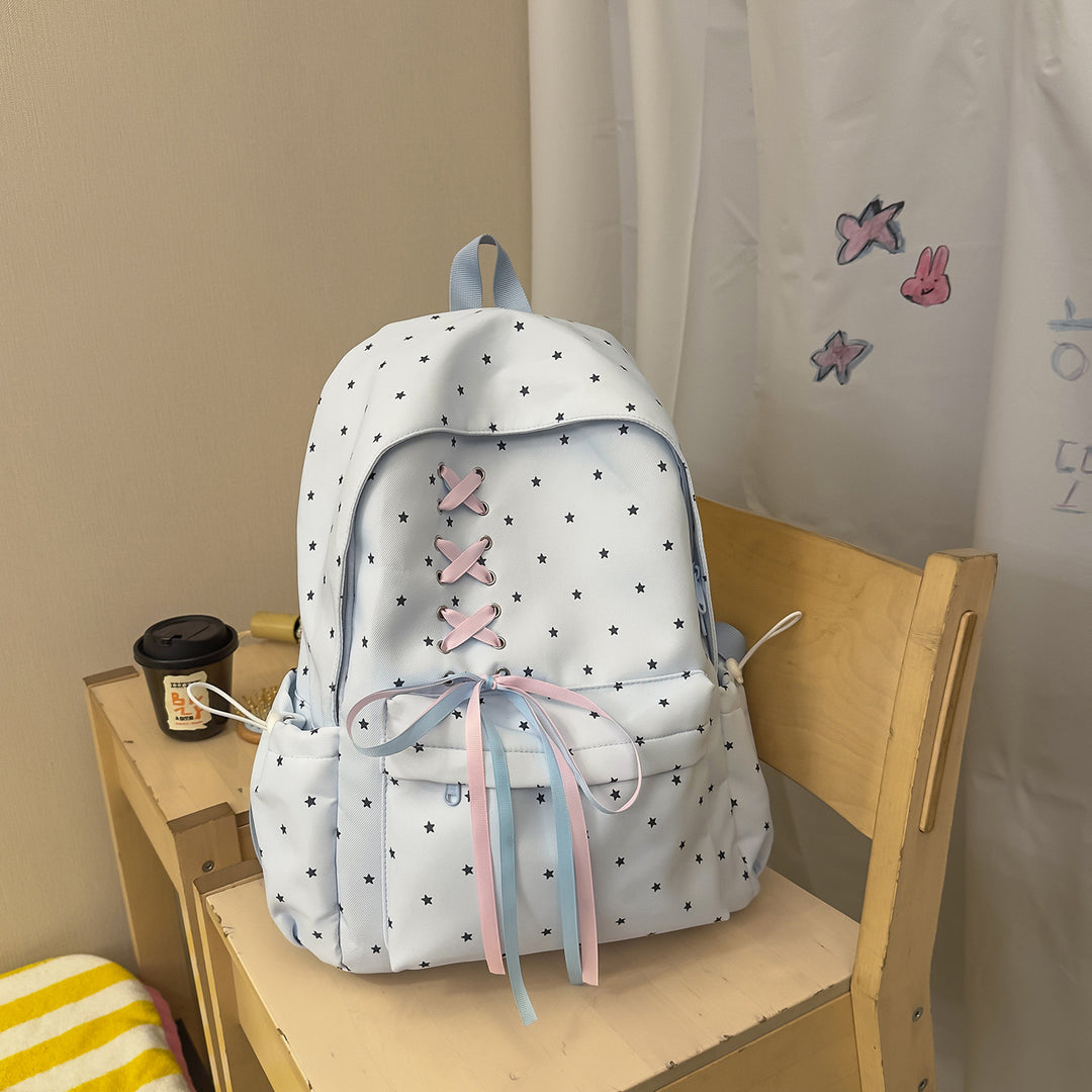 Charming Star-Embellished Backpack Kalsten