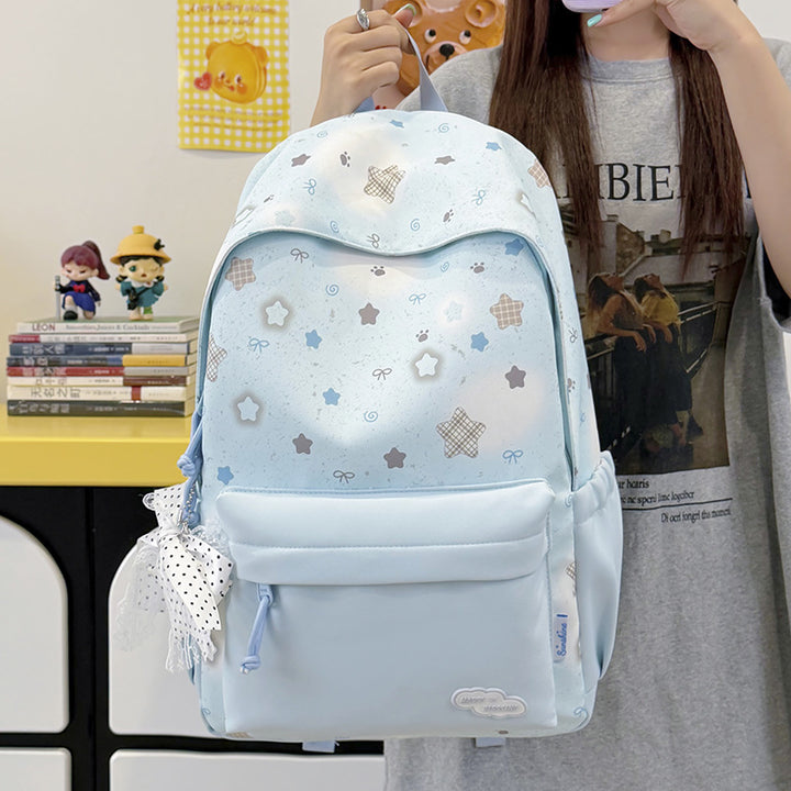 Fun Decorative Star-Patterned Backpack Kalsten