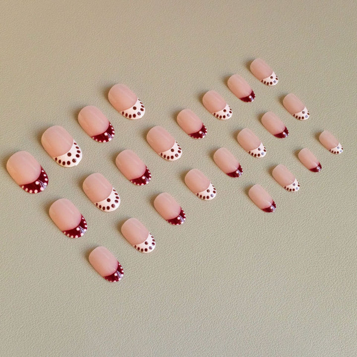 Creative French Tip Nail Art Set