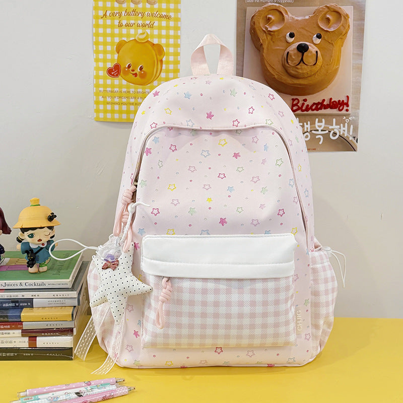 Cute Star-Patterned Casual Daypack Kalsten