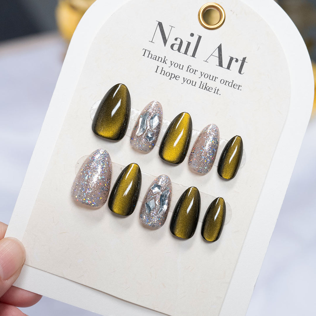 High Shine Press-On Nail Art