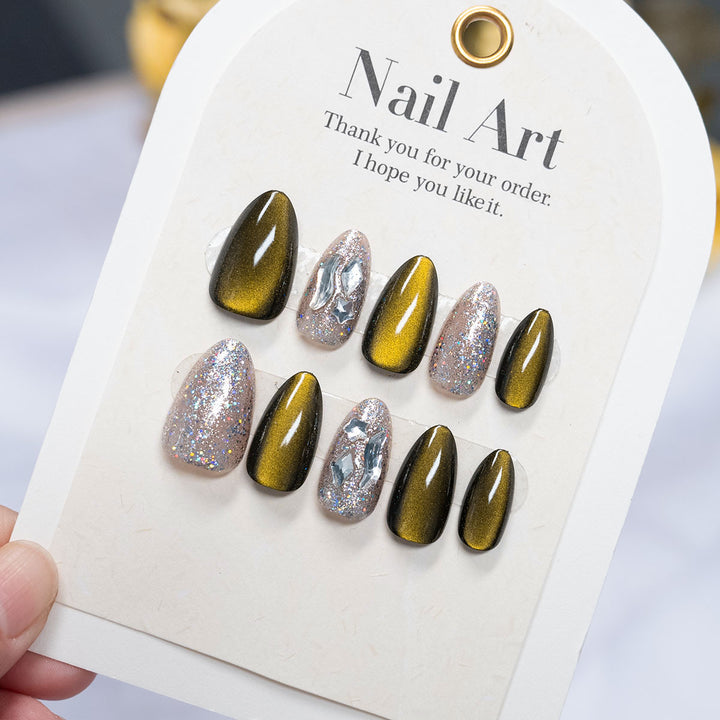High Shine Press-On Nail Art