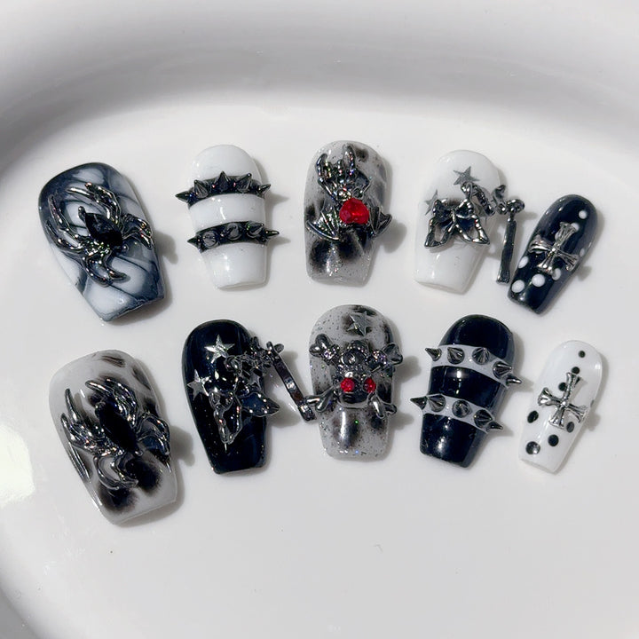 Gothic Nail Decoration Set