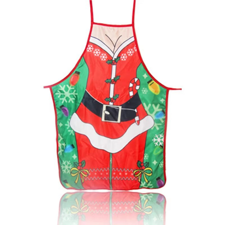 Christmas-Themed Chef Apron