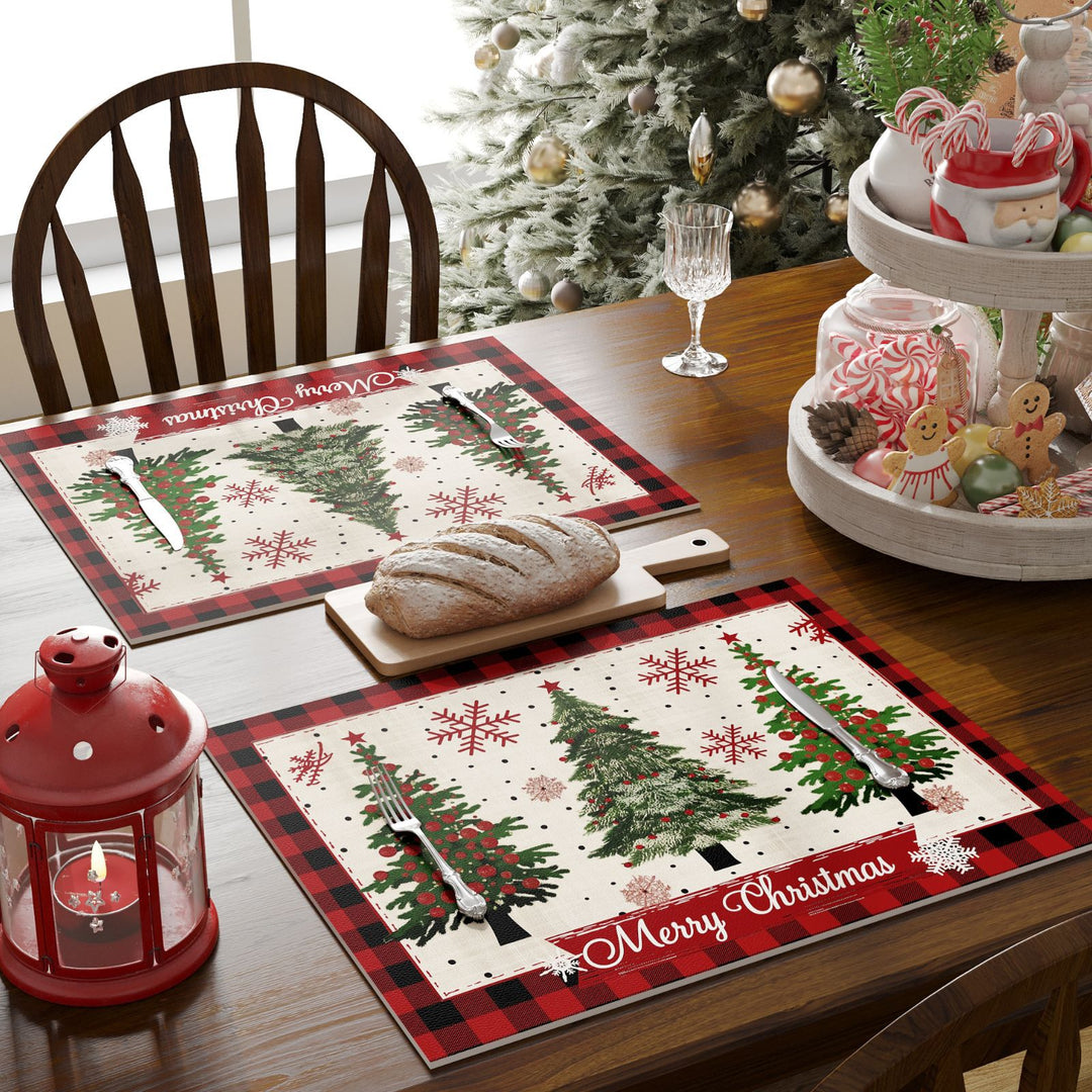 Festive Holiday Table Placemats