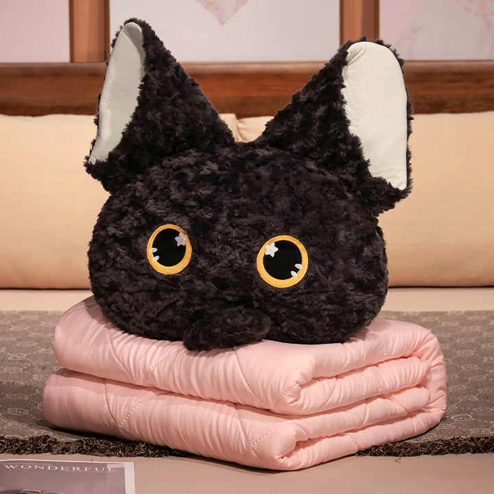 Plush pillow and blanket set