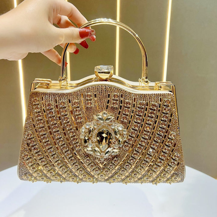 Ornate Bejeweled Evening Handbag