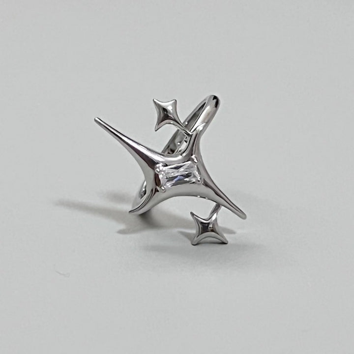 Trendier Open Ring with Zirconia Accent Kalsten