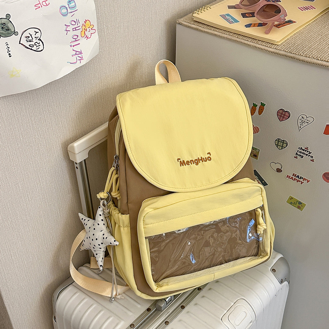 Stylish Transparent Utility Backpack Kalsten