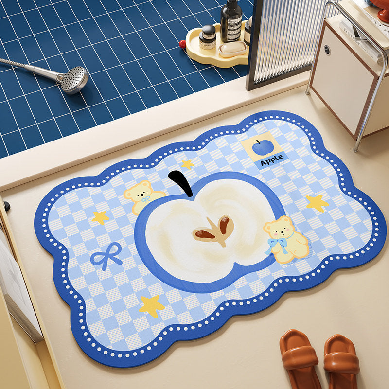 Fun Elephant-Themed Bath Mat Kalsten