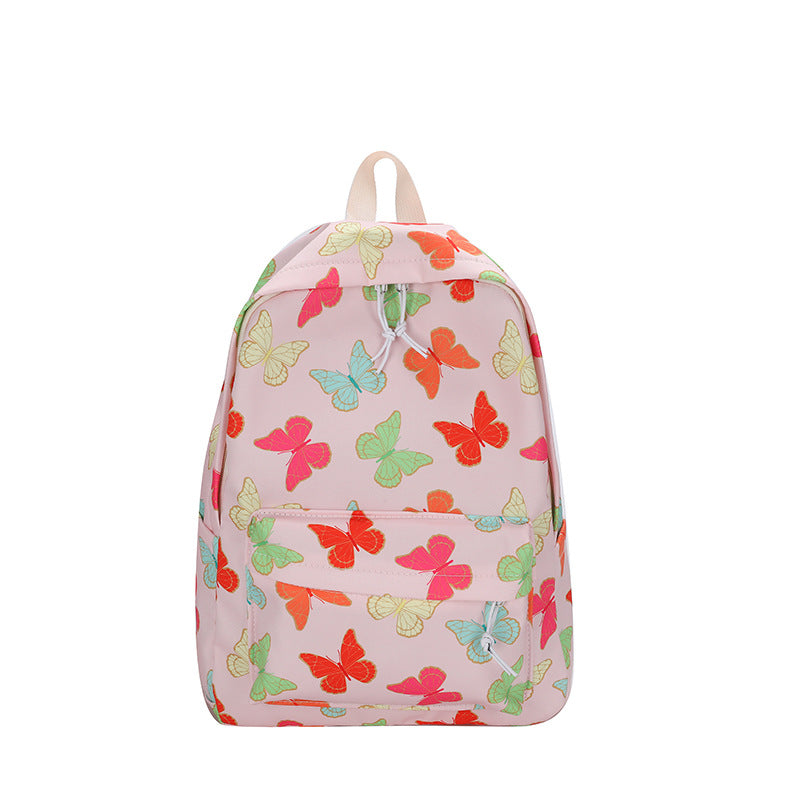 Vibrant Butterfly Patterned Backpack Kalsten