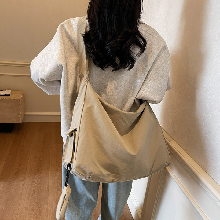 Spacious Multi-Pocket Hobo Bag