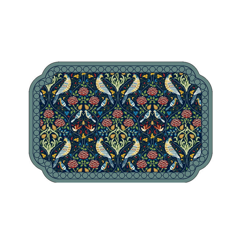 Artistic Floral Bathroom Mat