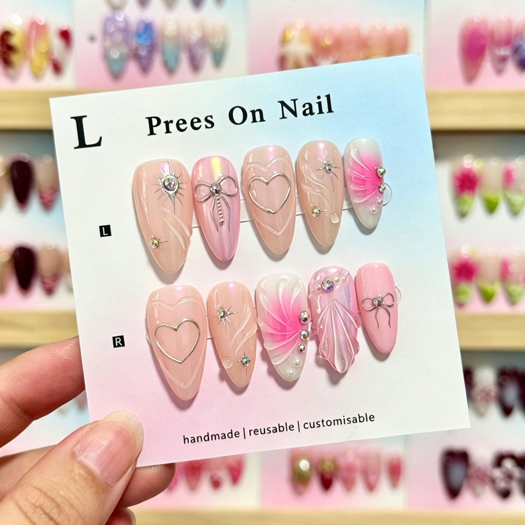Creative Reusable Press-On Nail Set