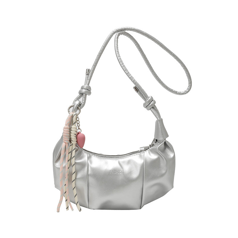 Stylish Pleated Shoulder Bag Kalsten