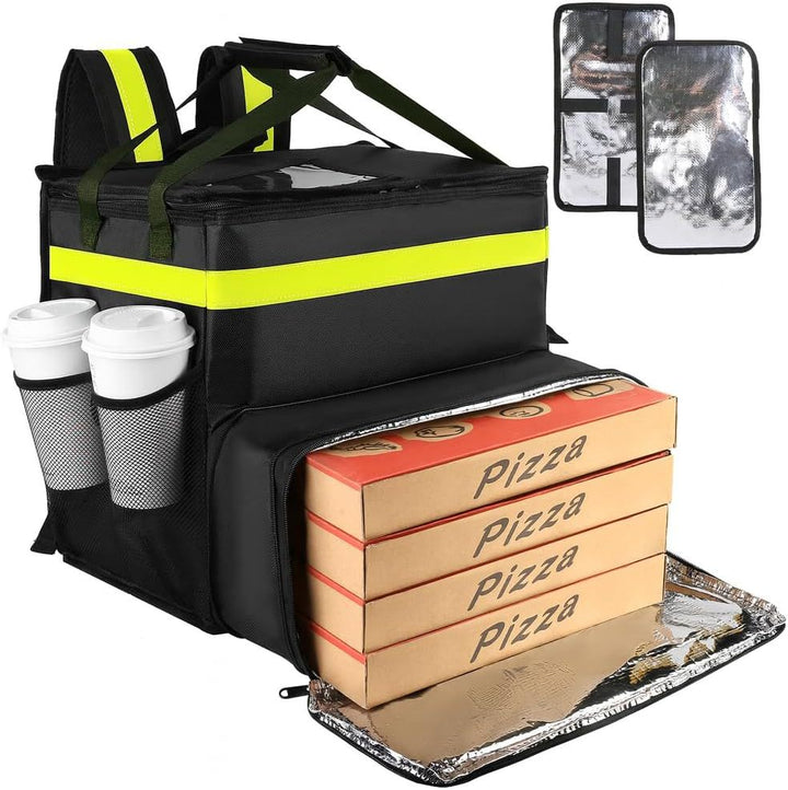 Women's Insulated Pizza Delivery Bag with Multiple Compartments and Carrying Options Kalsten