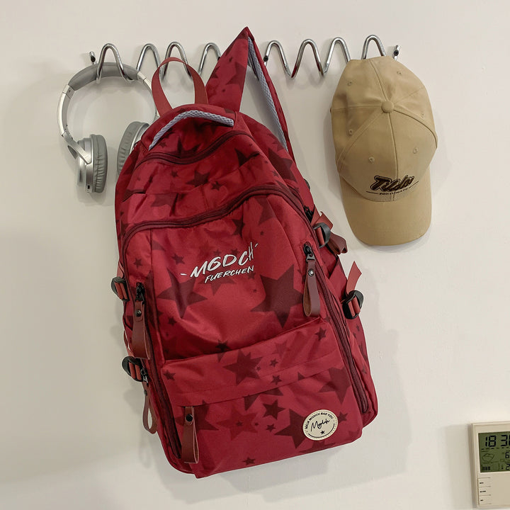 Stylish Star-Patterned Casual Backpack Kalsten 1791205930