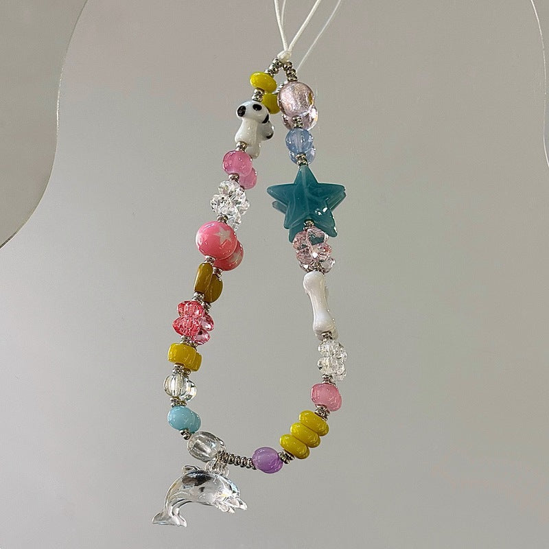 Whimsical Bead Charm Necklace Kalsten