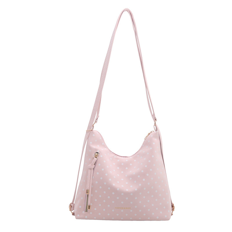 Stylish Polka Dot Crossbody Bag