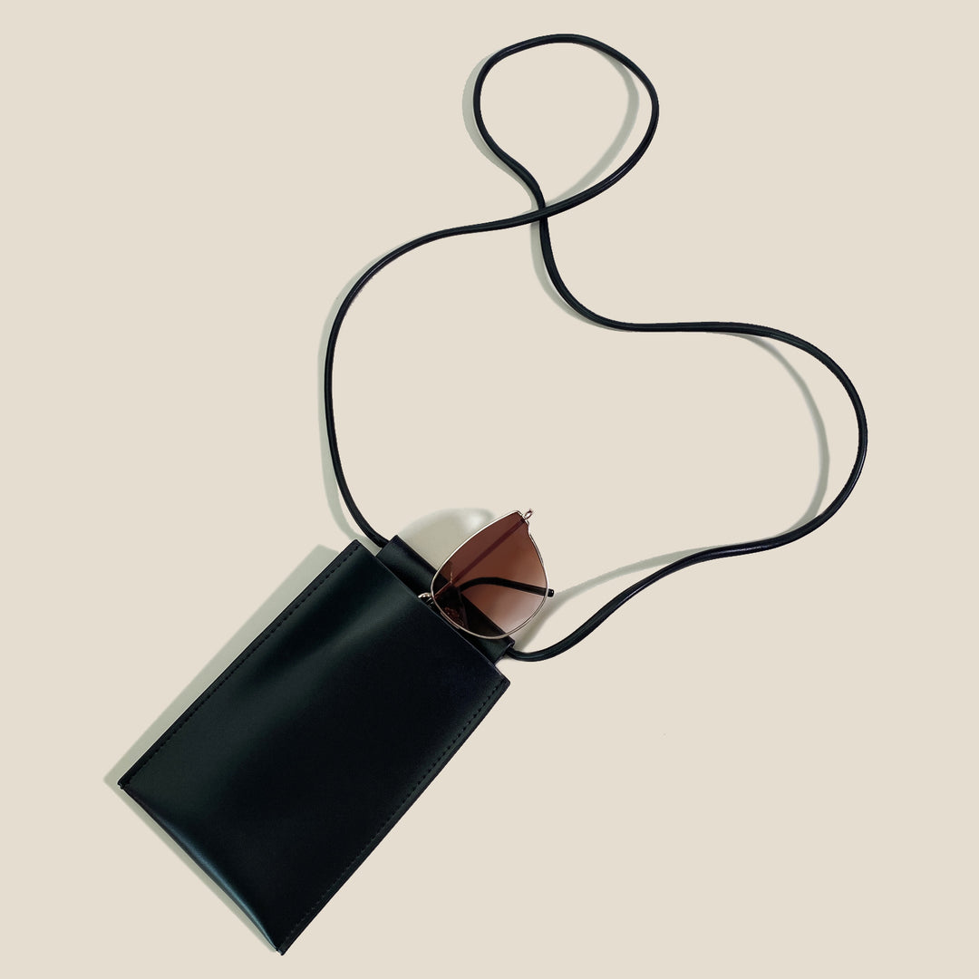 Leather Crossbody Card Holder Kalsten
