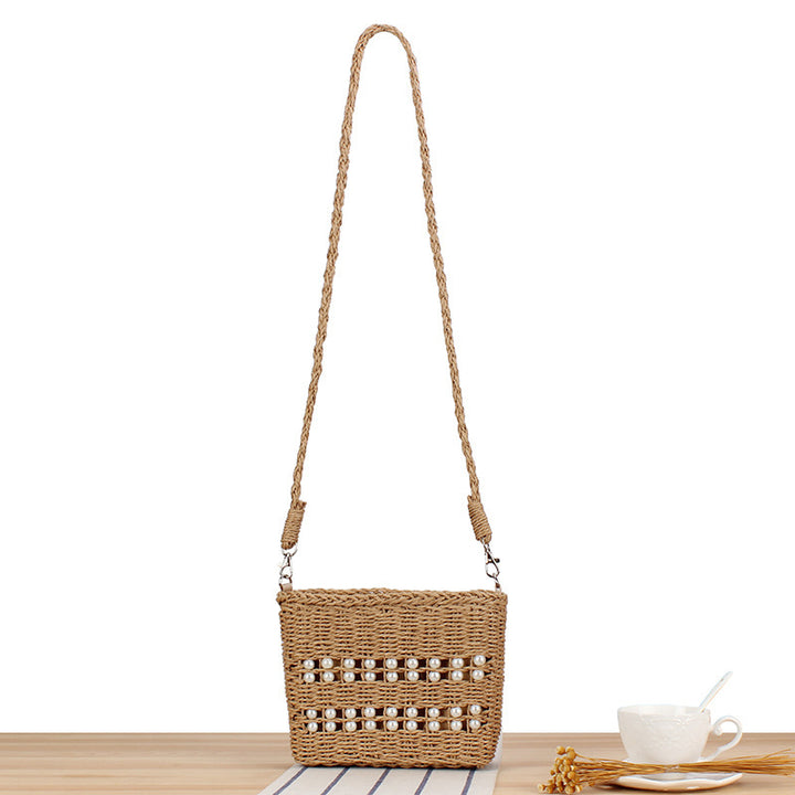 Shoulder bag with bead embellishment Kalsten