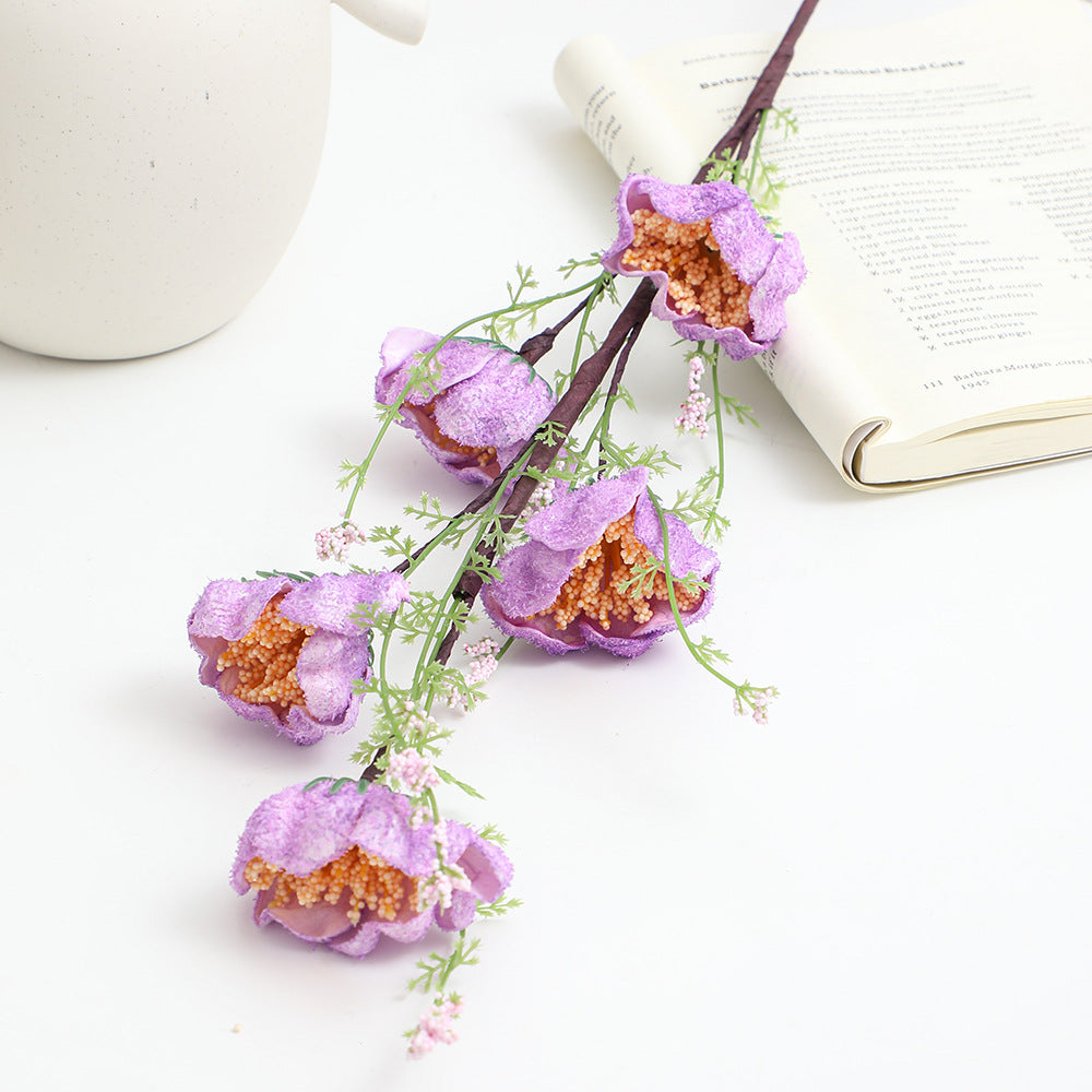 Decorative Artificial Flower Branch with Details