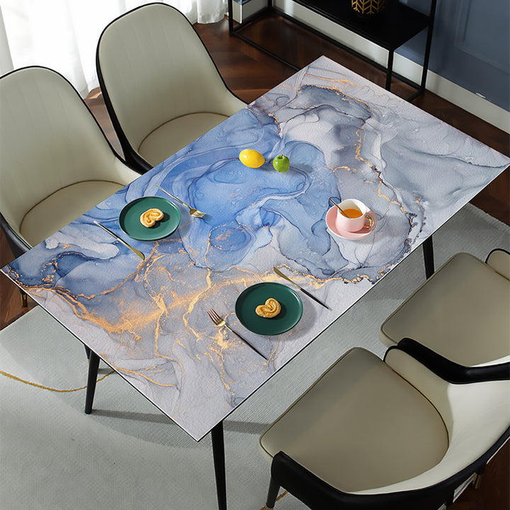 Elegant Marble Design Table Runner for Dining