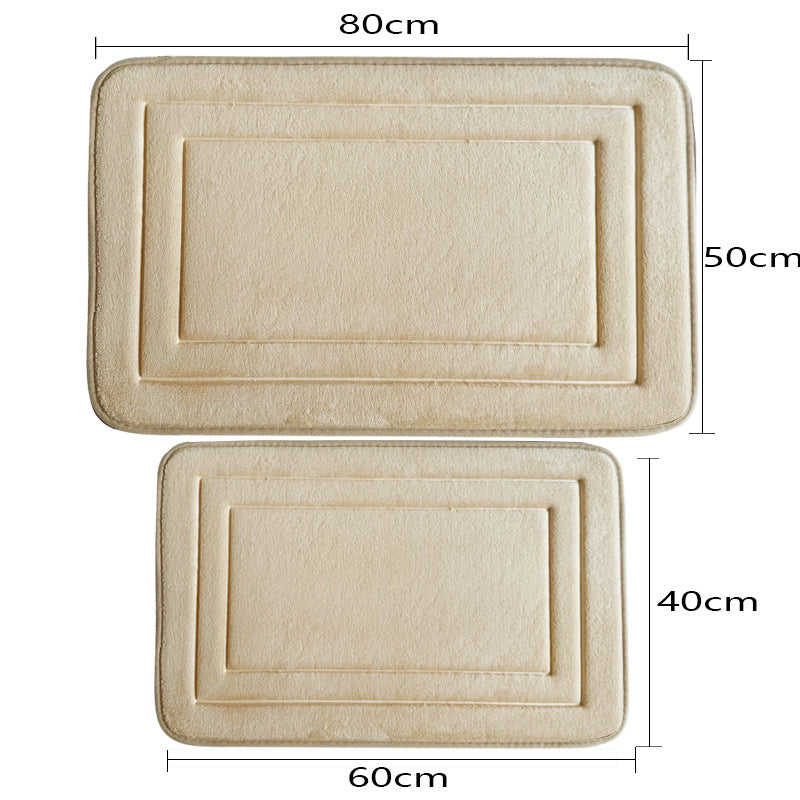 Soft Plush Rectangle Bath Mat Kalsten