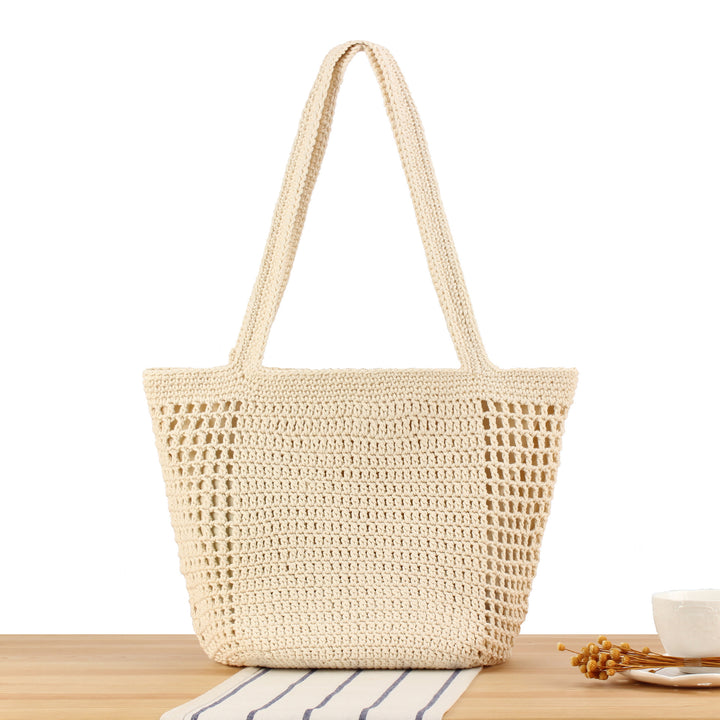 Hand-knotted tote bag with airy structure Kalsten