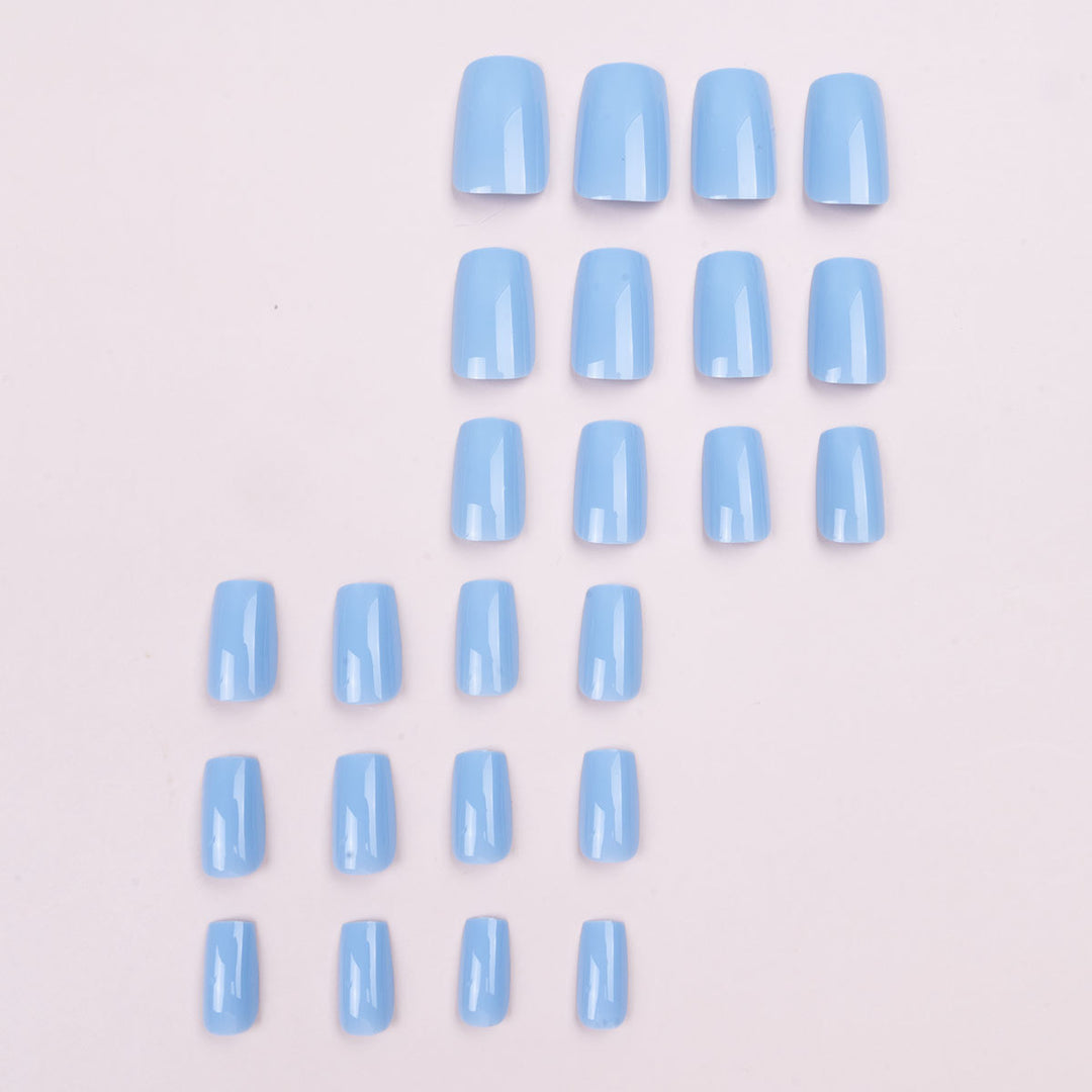 Glossy Press-On Nail Set with Durable Finish