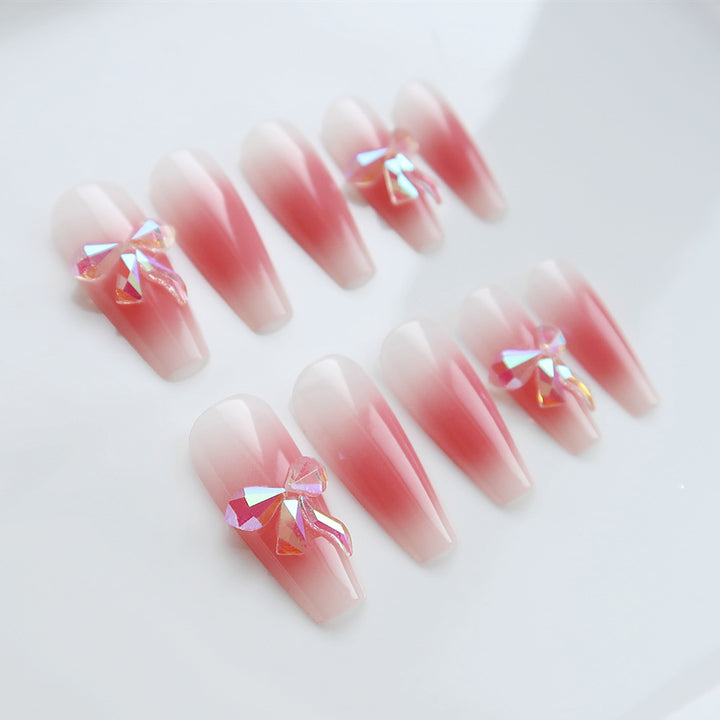 Elegant Ombre Press-On Nail Design