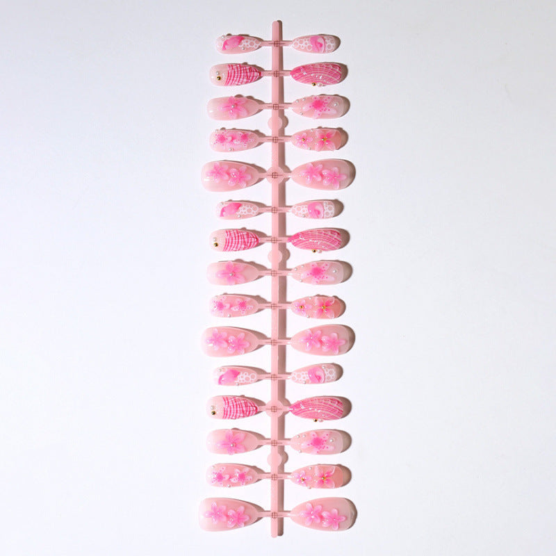 Artistic Floral Press-On Nail Art Set Kalsten 1790636644