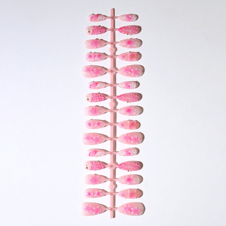 Artistic Floral Press-On Nail Art Set Kalsten 1790636644