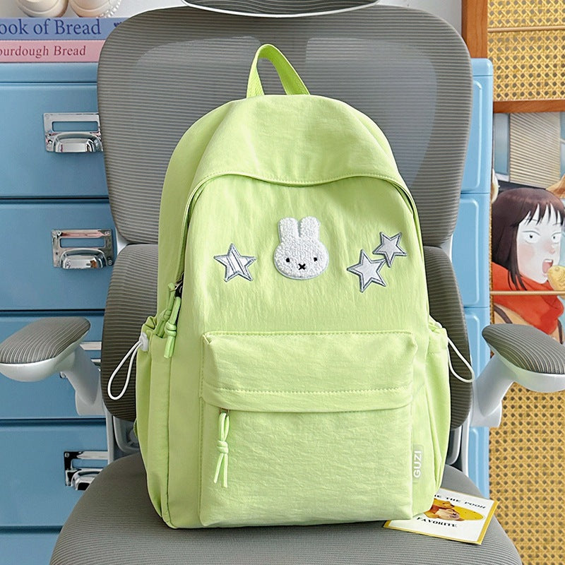 Cute Bunny-Embellished Backpack Kalsten