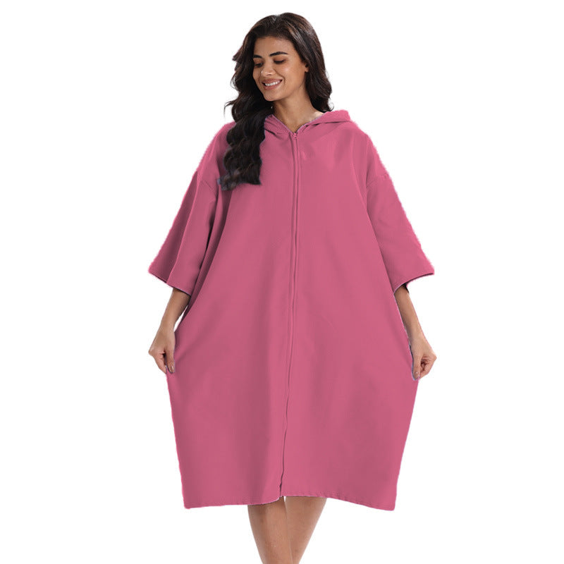 Practical and comfortable bathrobe poncho Kalsten