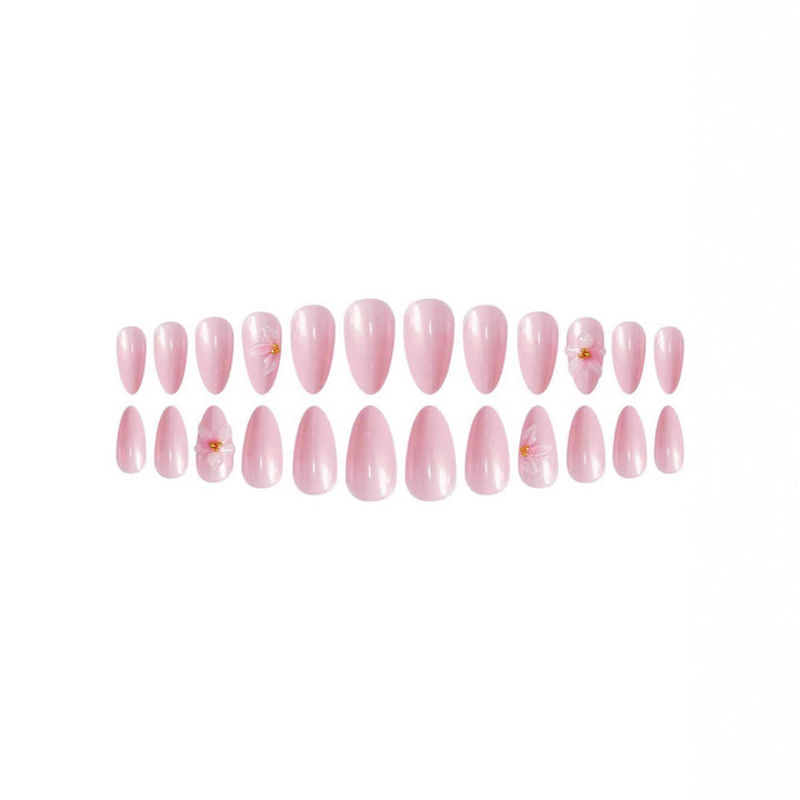 Elegant Floral Press-On Nail Extensions Kalsten