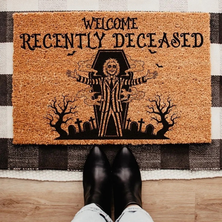 Halloween-Themed Welcome Mat Kalsten