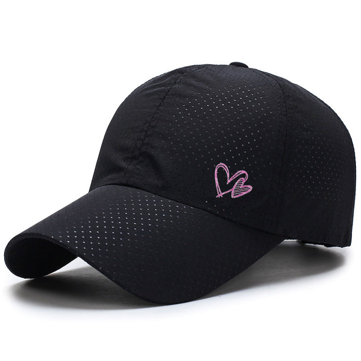 Women's Lightweight Breathable Dot Pattern Sports Cap Kalsten