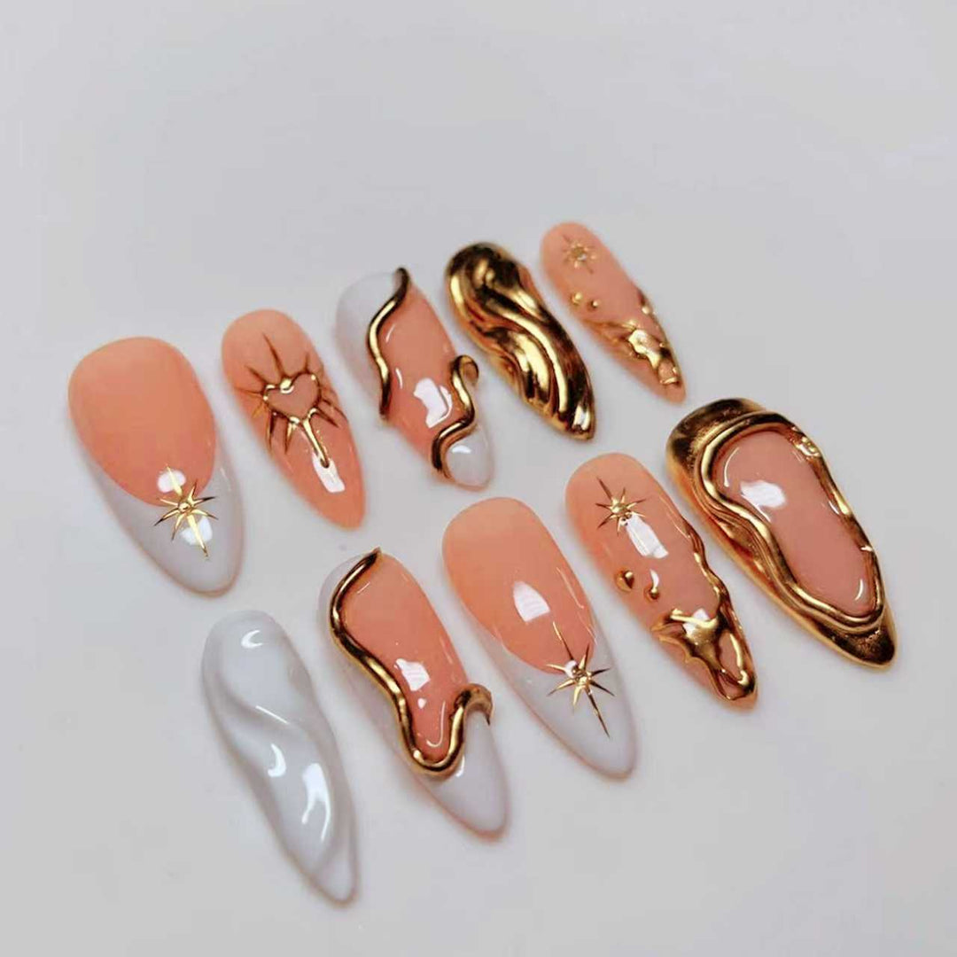Premium Artistic Press-On Nail Extensions Kalsten
