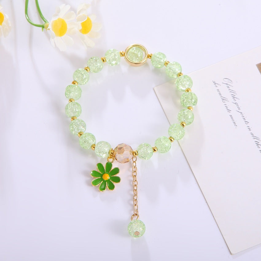 Elegant bracelet with flower pendant Kalsten