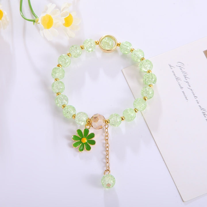 Elegant bracelet with flower pendant Kalsten