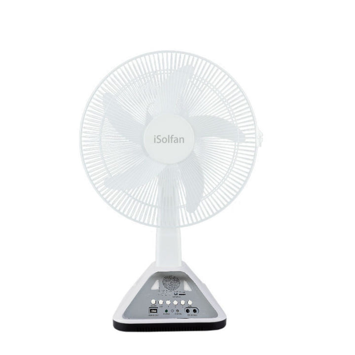 Women's Portable Solar-Powered Fan with Remote Control and USB Connection Kalsten