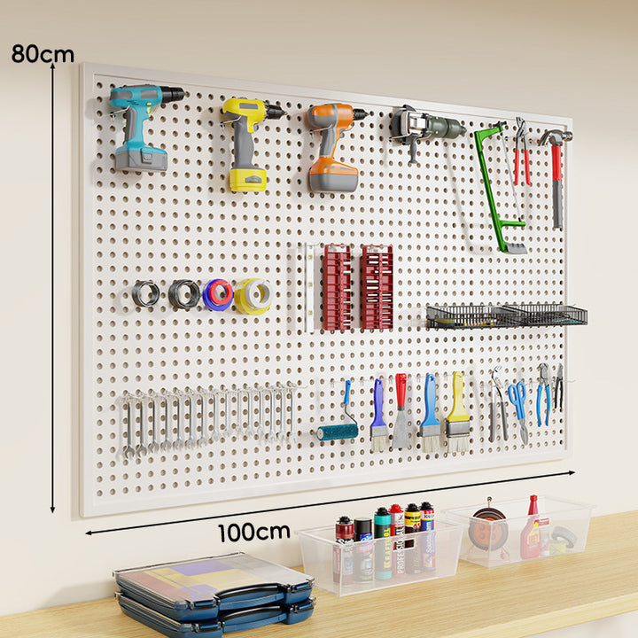 Pegboard Double-Prong Metal Hooks Compact Heavy-Duty Display Hangers