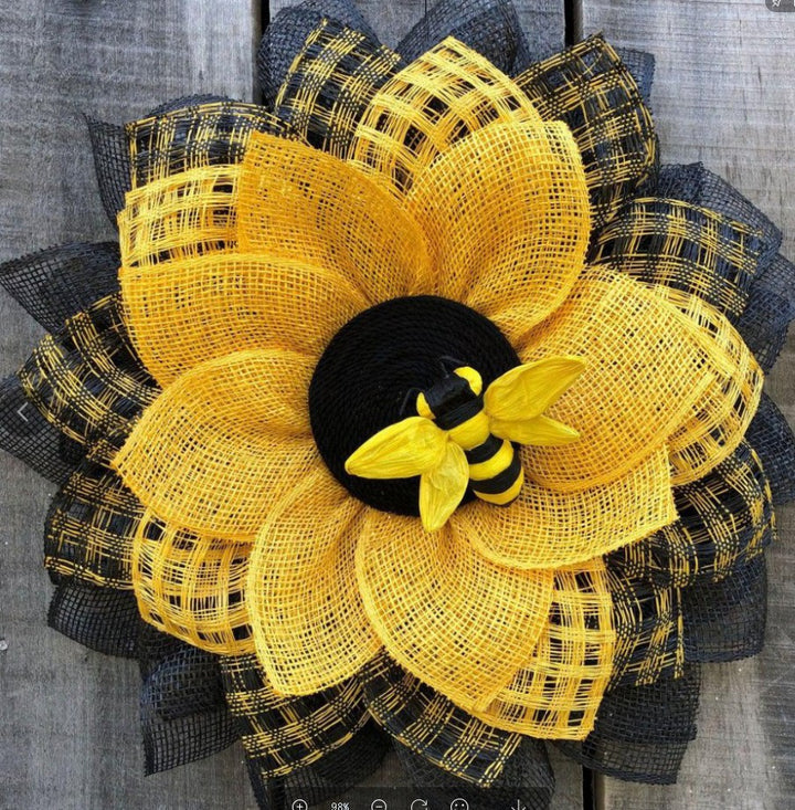 Patriotic Decorative Floral Wall Art Kalsten