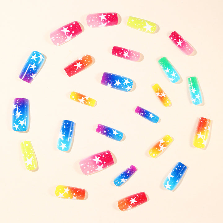Ombre Starry Nail Art Kalsten