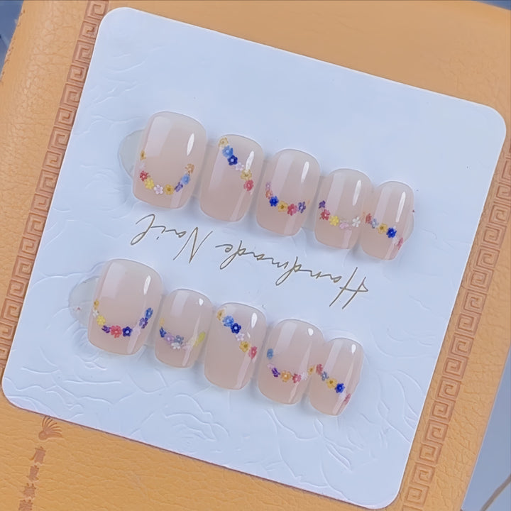 Unique Design Press-On Nail Set Kalsten