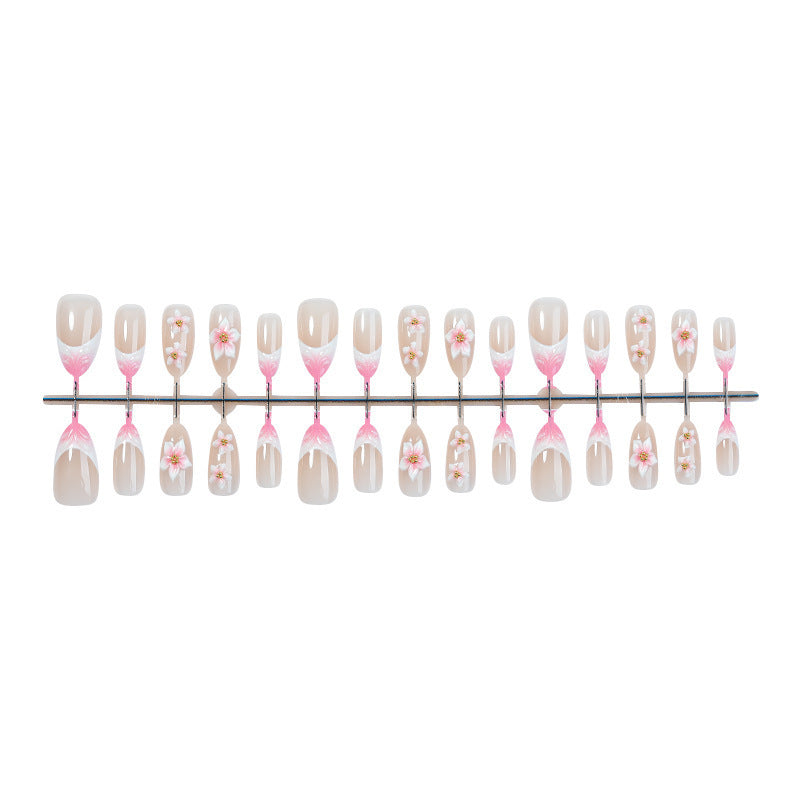 Floral Design Press-On Nail Set Kalsten